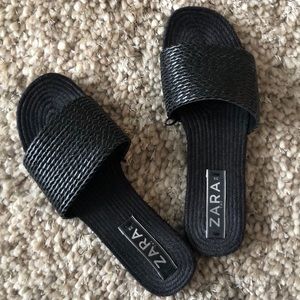 Zara slides size 39